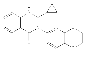 2-cyclopropyl-3-(2,3-dihydro-1,4-benzodioxin-6-yl)-1,2-dihydroquinazolin-4-one