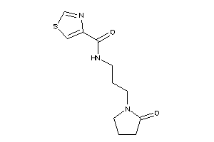 N-[3-(2-ketopyrrolidino)propyl]thiazole-4-carboxamide