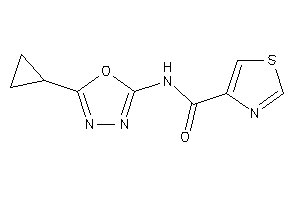 N-(5-cyclopropyl-1,3,4-oxadiazol-2-yl)thiazole-4-carboxamide