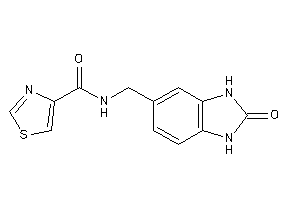 N-[(2-keto-1,3-dihydrobenzimidazol-5-yl)methyl]thiazole-4-carboxamide