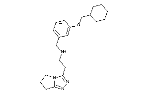 [3-(cyclohexylmethoxy)benzyl]-[2-(6,7-dihydro-5H-pyrrolo[2,1-c][1,2,4]triazol-3-yl)ethyl]amine