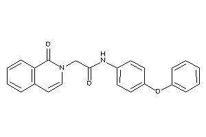 2-(1-keto-2-isoquinolyl)-N-(4-phenoxyphenyl)acetamide