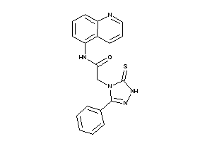 2-(3-phenyl-5-thioxo-1H-1,2,4-triazol-4-yl)-N-(5-quinolyl)acetamide