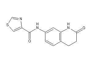 N-(2-keto-3,4-dihydro-1H-quinolin-7-yl)thiazole-4-carboxamide