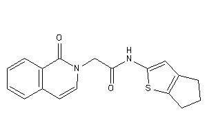 N-(5,6-dihydro-4H-cyclopenta[b]thiophen-2-yl)-2-(1-keto-2-isoquinolyl)acetamide