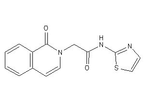 Image of 2-(1-keto-2-isoquinolyl)-N-thiazol-2-yl-acetamide