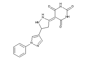 5-[5-(1-phenylpyrazol-4-yl)pyrazolidin-3-ylidene]barbituric Acid