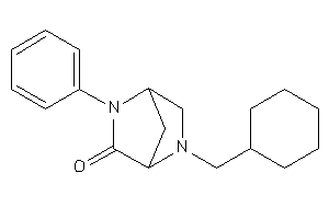 2-(cyclohexylmethyl)-5-phenyl-2,5-diazabicyclo[2.2.1]heptan-6-one