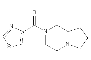 3,4,6,7,8,8a-hexahydro-1H-pyrrolo[1,2-a]pyrazin-2-yl(thiazol-4-yl)methanone