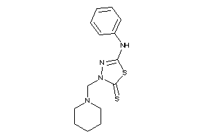 5-anilino-3-(piperidinomethyl)-1,3,4-thiadiazole-2-thione