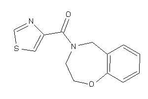 3,5-dihydro-2H-1,4-benzoxazepin-4-yl(thiazol-4-yl)methanone