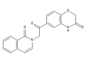 6-[2-(1-keto-2-isoquinolyl)acetyl]-4H-1,4-benzoxazin-3-one