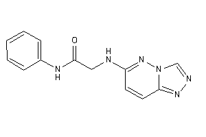 N-phenyl-2-([1,2,4]triazolo[3,4-f]pyridazin-6-ylamino)acetamide