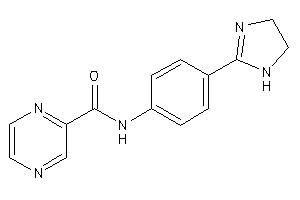 N-[4-(2-imidazolin-2-yl)phenyl]pyrazinamide