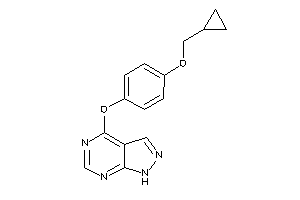 4-[4-(cyclopropylmethoxy)phenoxy]-1H-pyrazolo[3,4-d]pyrimidine