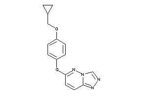 6-[4-(cyclopropylmethoxy)phenoxy]-[1,2,4]triazolo[3,4-f]pyridazine