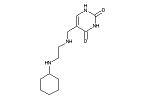 5-[[2-(cyclohexylamino)ethylamino]methyl]uracil