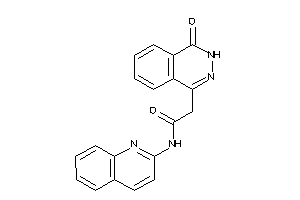 2-(4-keto-3H-phthalazin-1-yl)-N-(2-quinolyl)acetamide