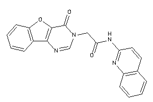 2-(4-ketobenzofuro[3,2-d]pyrimidin-3-yl)-N-(2-quinolyl)acetamide