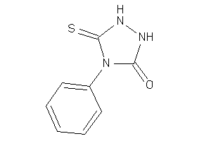 4-phenyl-5-thioxo-1,2,4-triazolidin-3-one