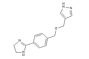 4-[[4-(2-imidazolin-2-yl)benzyl]oxymethyl]-1H-pyrazole