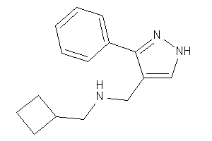 Cyclobutylmethyl-[(3-phenyl-1H-pyrazol-4-yl)methyl]amine