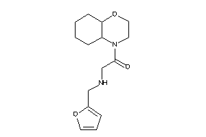 1-(2,3,4a,5,6,7,8,8a-octahydrobenzo[b][1,4]oxazin-4-yl)-2-(2-furfurylamino)ethanone