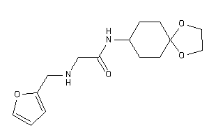 N-(1,4-dioxaspiro[4.5]decan-8-yl)-2-(2-furfurylamino)acetamide