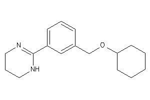 2-[3-(cyclohexoxymethyl)phenyl]-1,4,5,6-tetrahydropyrimidine