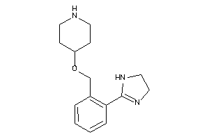 4-[2-(2-imidazolin-2-yl)benzyl]oxypiperidine