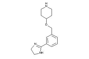 4-[3-(2-imidazolin-2-yl)benzyl]oxypiperidine