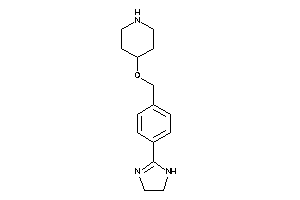 4-[4-(2-imidazolin-2-yl)benzyl]oxypiperidine