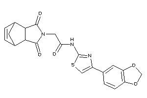 N-[4-(1,3-benzodioxol-5-yl)thiazol-2-yl]-2-(diketoBLAHyl)acetamide