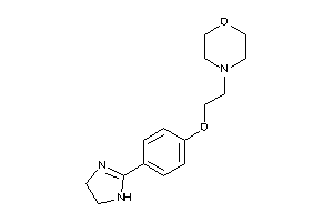 4-[2-[4-(2-imidazolin-2-yl)phenoxy]ethyl]morpholine