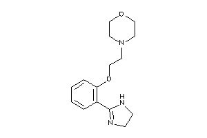 4-[2-[2-(2-imidazolin-2-yl)phenoxy]ethyl]morpholine