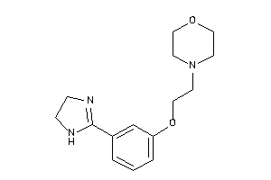 4-[2-[3-(2-imidazolin-2-yl)phenoxy]ethyl]morpholine