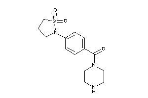 Image of [4-(1,1-diketo-1,2-thiazolidin-2-yl)phenyl]-piperazino-methanone