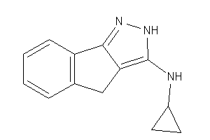 Cyclopropyl(2,4-dihydroindeno[1,2-c]pyrazol-3-yl)amine