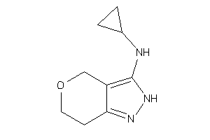 Image of Cyclopropyl(2,4,6,7-tetrahydropyrano[4,3-c]pyrazol-3-yl)amine