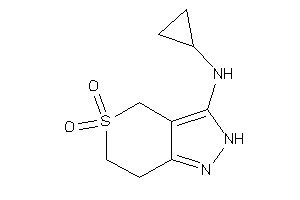 Cyclopropyl-(5,5-diketo-2,4,6,7-tetrahydrothiopyrano[4,3-c]pyrazol-3-yl)amine