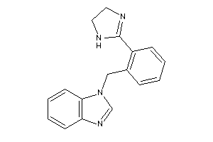 1-[2-(2-imidazolin-2-yl)benzyl]benzimidazole