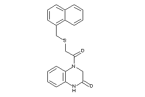 4-[2-(1-naphthylmethylthio)acetyl]-1,3-dihydroquinoxalin-2-one