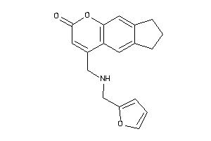 Image of 4-[(2-furfurylamino)methyl]-7,8-dihydro-6H-cyclopenta[g]chromen-2-one