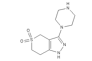 3-piperazino-1,4,6,7-tetrahydrothiopyrano[4,3-c]pyrazole 5,5-dioxide
