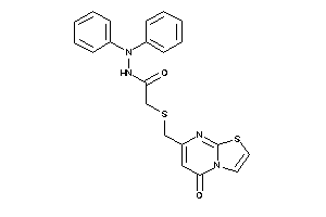 2-[(5-ketothiazolo[3,2-a]pyrimidin-7-yl)methylthio]-N',N'-diphenyl-acetohydrazide