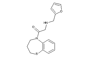 1-(3,4-dihydro-2H-1,5-benzothiazepin-5-yl)-2-(2-furfurylamino)ethanone