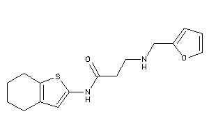 3-(2-furfurylamino)-N-(4,5,6,7-tetrahydrobenzothiophen-2-yl)propionamide