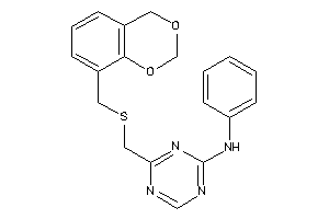 [4-[(4H-1,3-benzodioxin-8-ylmethylthio)methyl]-s-triazin-2-yl]-phenyl-amine