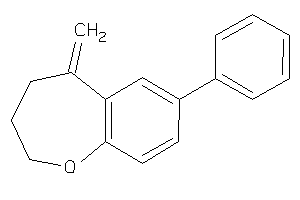 5-methylene-7-phenyl-3,4-dihydro-2H-1-benzoxepine
