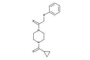 1-[4-(cyclopropanecarbonyl)piperazino]-2-phenoxy-ethanone